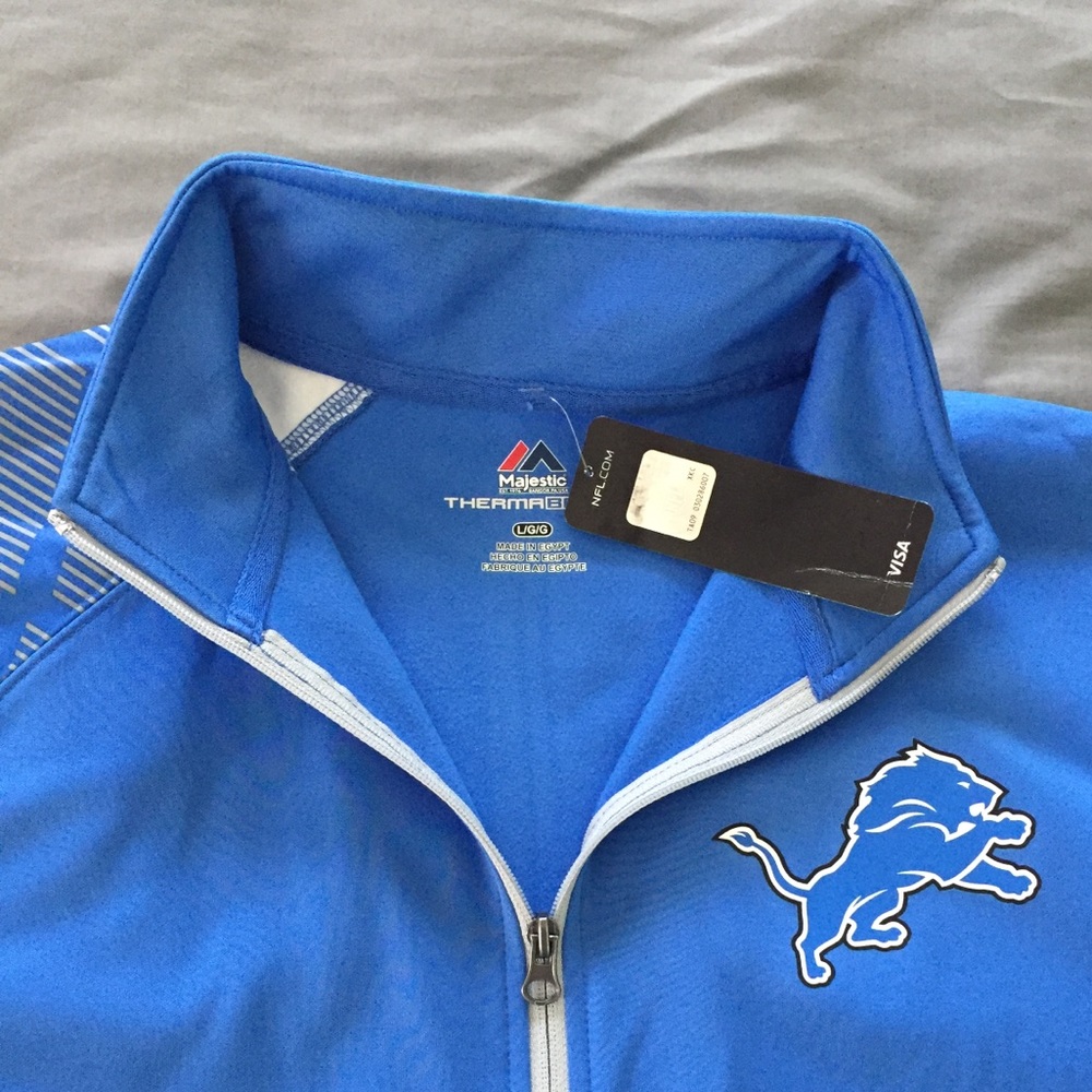 NWT NFL men Detroit Lions Jacket size Large